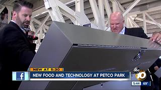 New food and technology at Petco Park