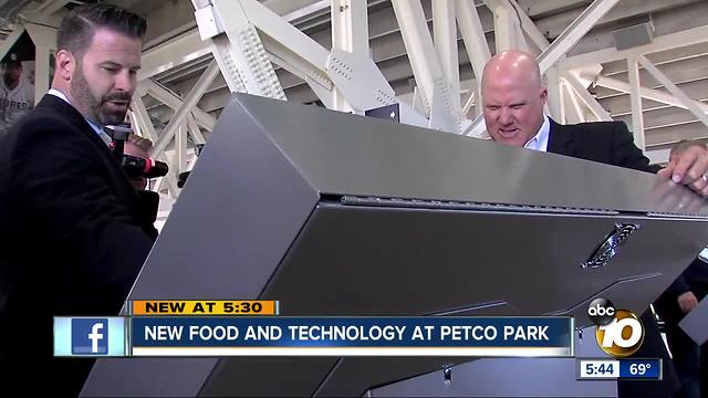 New food and technology at Petco Park