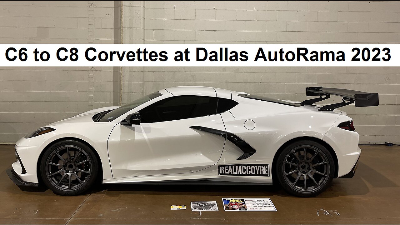 C6 to C8 Corvettes at Dallas Autorama 2023 | Part 3 of only Corvettes