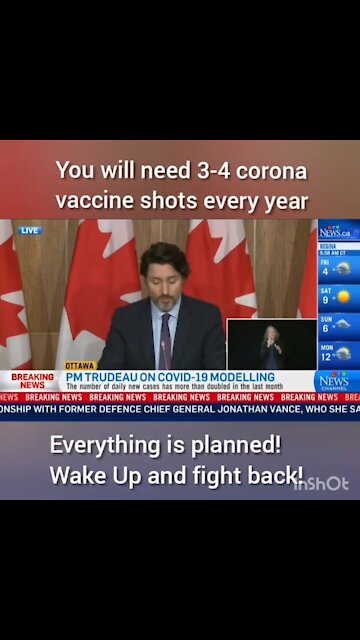 "You will need 3-4 shoots of Corona Vaccines every year"...for now...