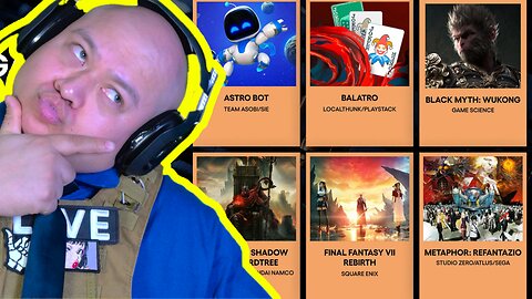 GAME OF THE YEAR! WHICH GAME ARE YOU VOTING FOR?!