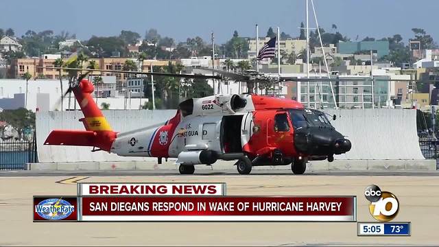 Selfless acts from San Diegans in the wake of Hurricane Harvey
