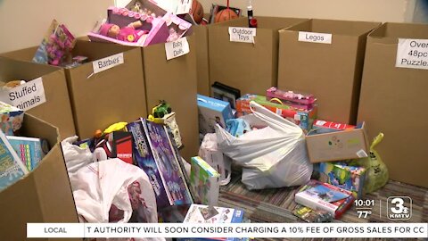 Family commemorate son's birthday by donating toys to children facing homelessness