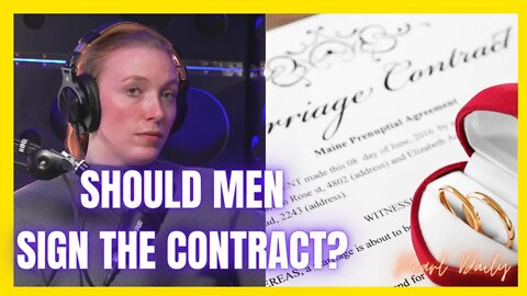 Man Claims That Men Should Sign The Contract