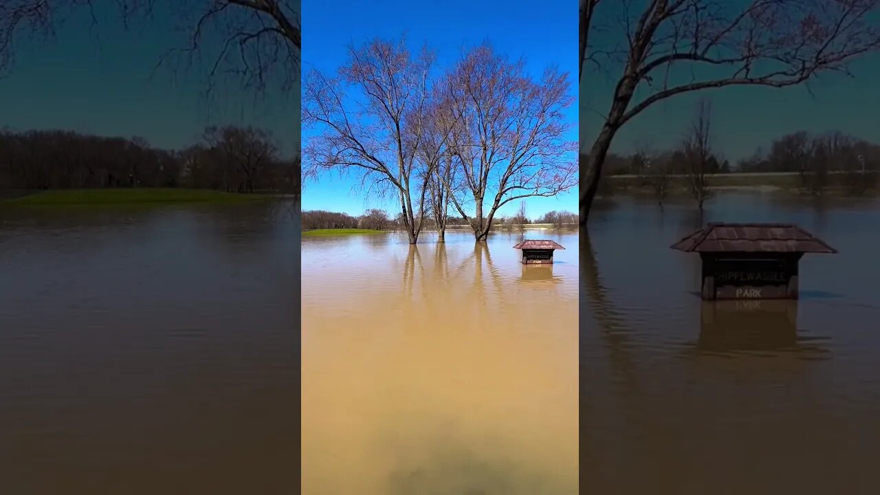 2023 spring flooding in Midland Michigan!