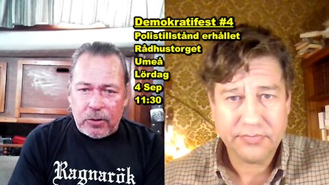 Demokratifest #4 Umeå Rådhustorget Lördag 4 Sep 11:30
