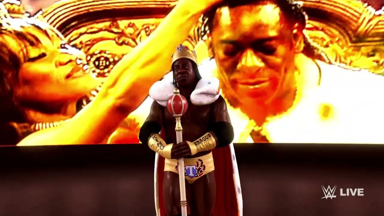 WWE2K22 King Booker Entrance Update 1.12 My Rise Free Characters