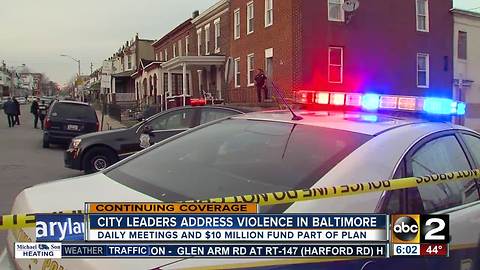Mayor, Commissioner address juvenile crime in Baltimore