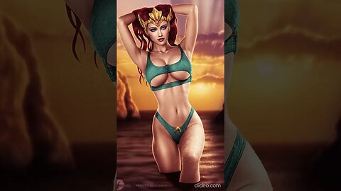 #81 de #100 Mujeres Más Sexys de los Cómics | Mera DC Comics