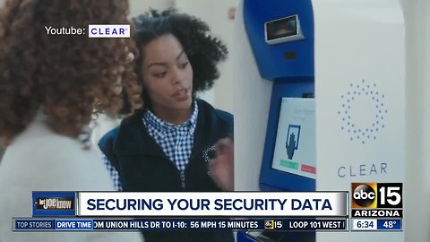 Securing your security data at airport kiosks
