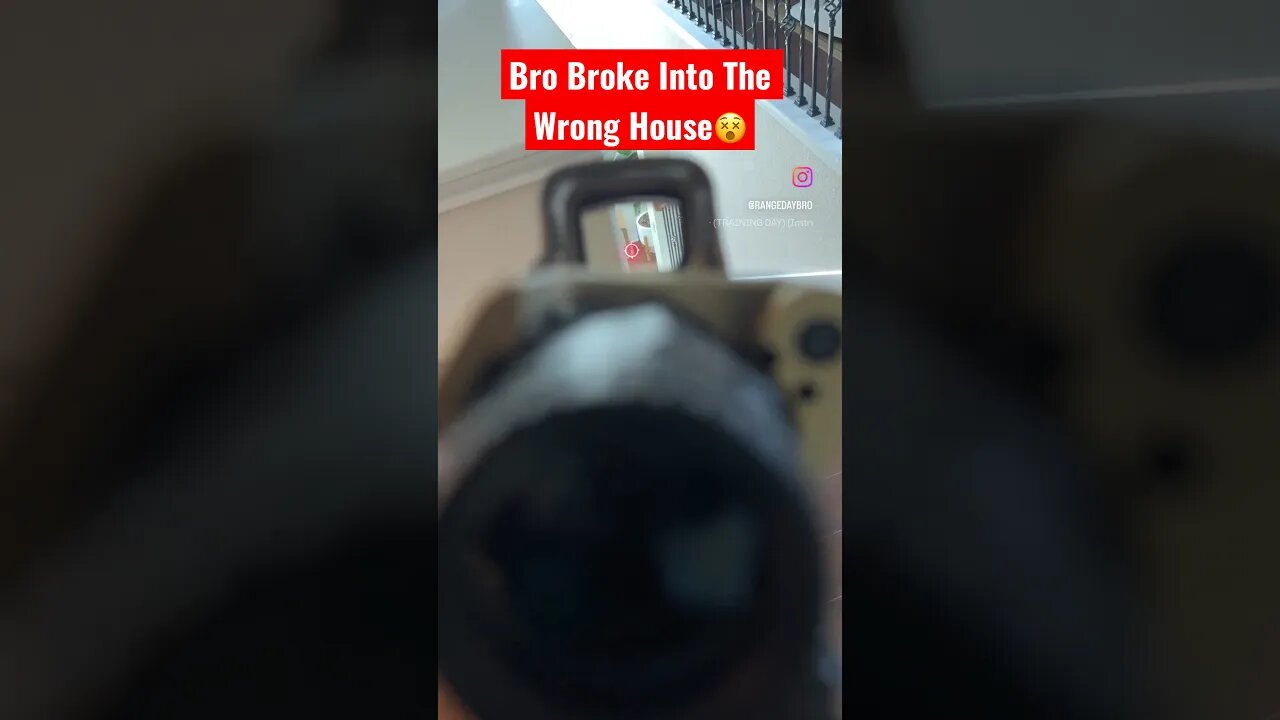 Bro Broke Into The WRONG House😵