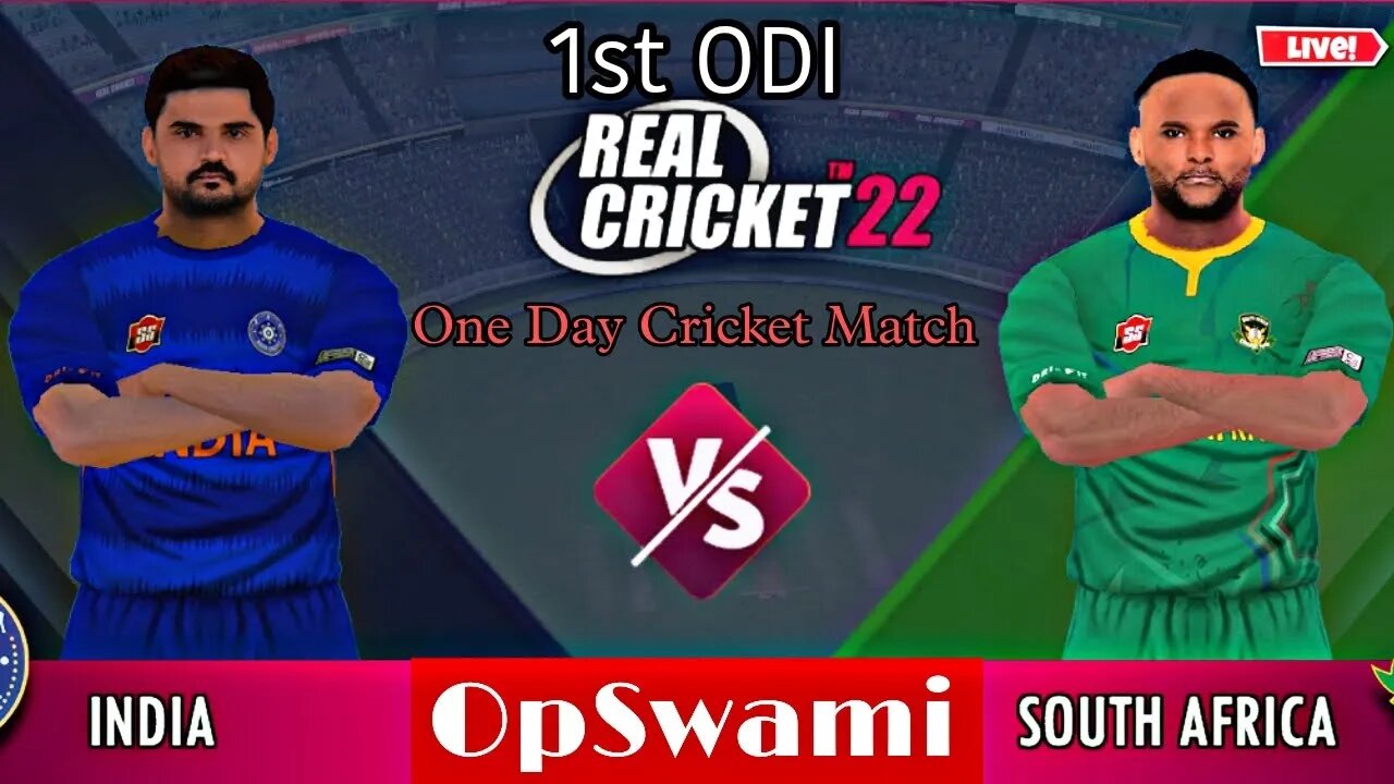 🔴LIVE : IND Vs SA Live 1st ODI | India vs South Africa Live | Live Game & Commentary– OpSwami live