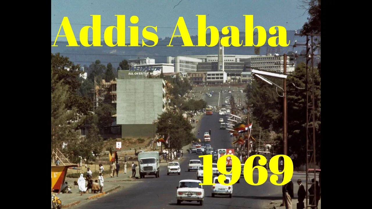 Street Scene in Addis Ababa December 1969/አዲስ አበባ 1962 ዓ ም