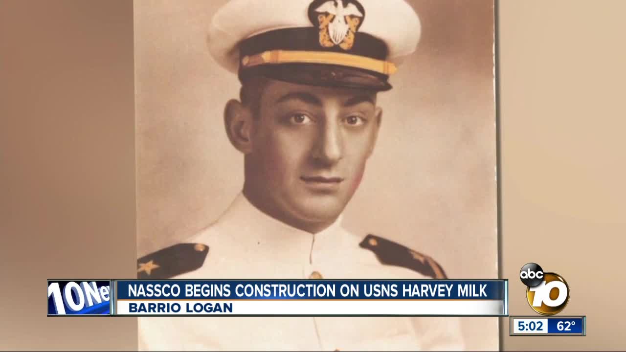 Navy ship named for Harvey Milk