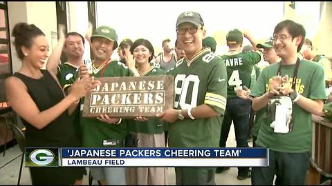 “Japanese Packers Cheering Team” makes weekend trip to Lambeau Field