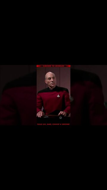 CAPTAIN PICARD IS NOT CRINGING