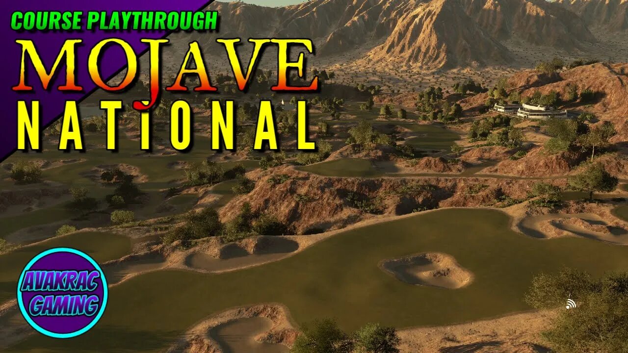 PGA TOUR 2K23 - Mojave National GC (Course Playthrough)