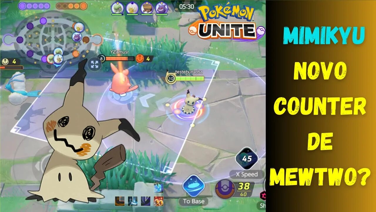 MIMIKYU POKÉMON UNITE GAMEPLAY