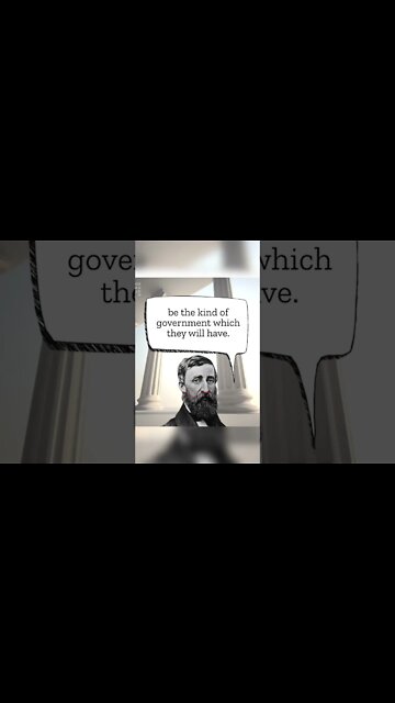 Civil David Obedience by Henry David Thoreau #shorts