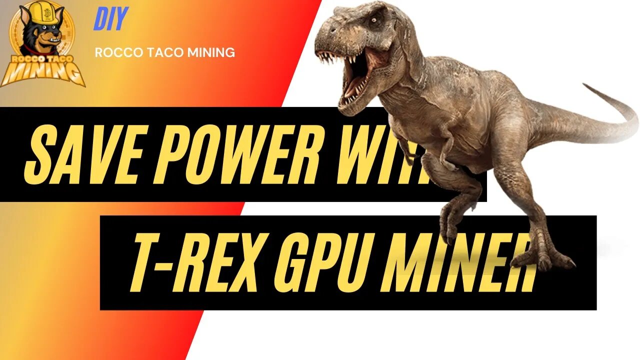 Save Power with T-Rex GPU Miner - The Watt Saver