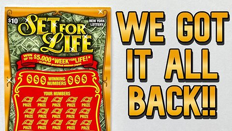 We find a Nice WINNER while chasing $5,000 a Week for LIFE | Set For LIFE Saturday #32 | New York