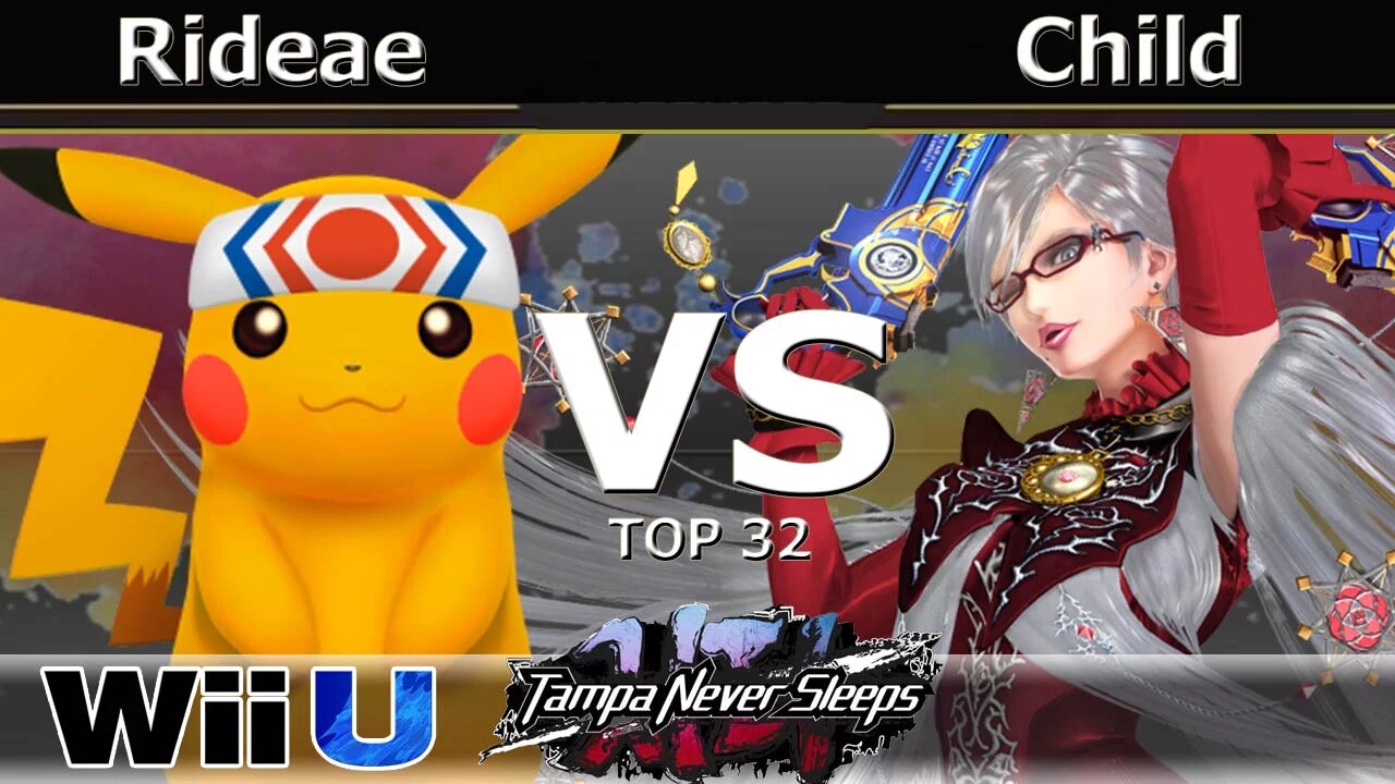Rideae (Pikachu) vs. TNF Child (Bayonetta) - Wii U Top 32 - TNS7