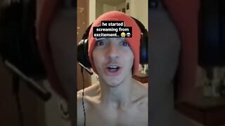 he started screaming from excitement.. #shorts