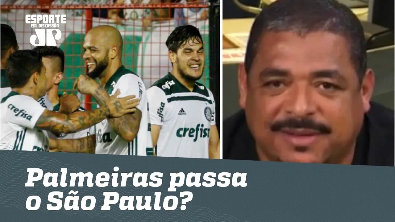 Vai passar o São Paulo? OLHA o que Vampeta falou do Palmeiras!