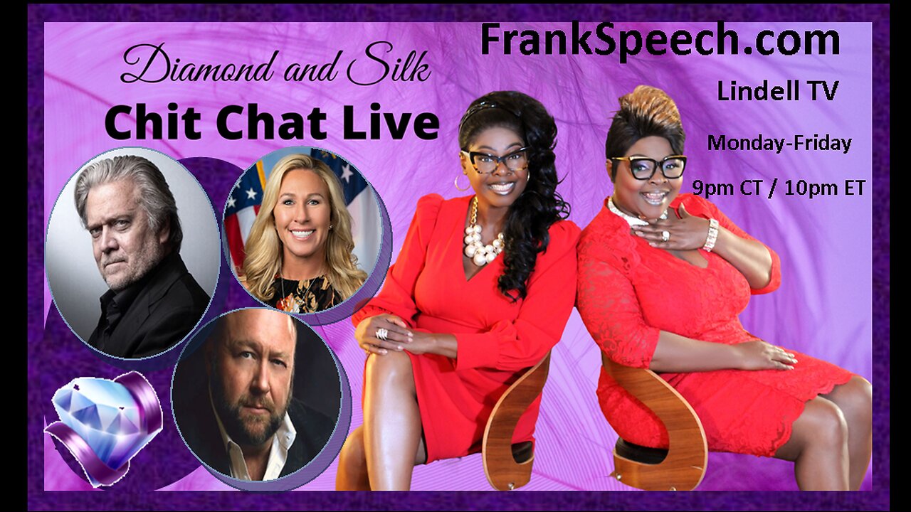 Steve Bannon Alex Jones and Marjorie Taylor Greene join Diamond and Silk UNFILTERED