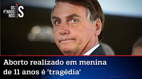Bolsonaro se preocupa com bebê e menor de idade