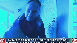 Package for disabled child stolen