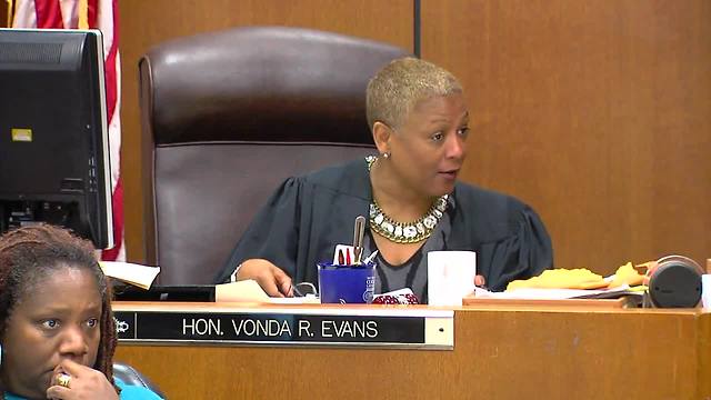 'We waited hours for Judge Vonda Evans,' family of slain veteran says