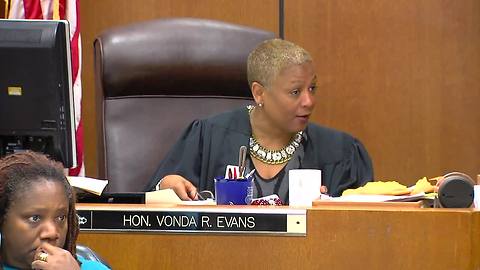 'We waited hours for Judge Vonda Evans,' family of slain veteran says