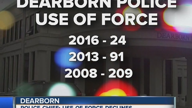 Dearborn police say use of force dropped in 2016