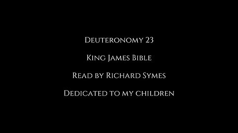 Deuteronomy 23