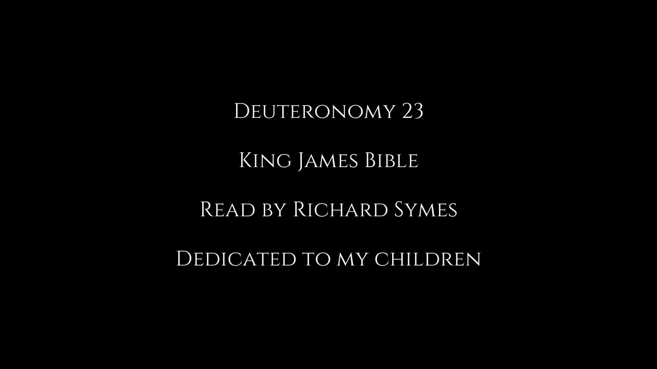 Deuteronomy 23