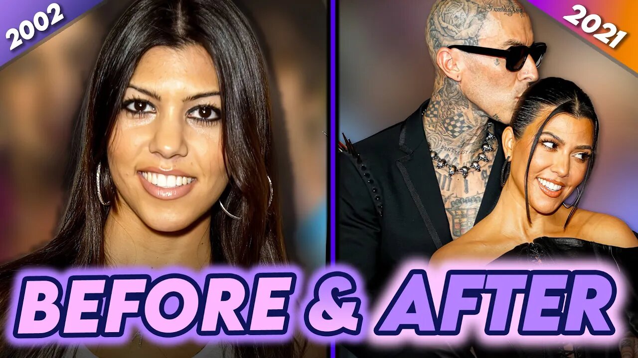 Kourtney Kardashian | Before & After | NEW Punk Rock Look, Plastic Surgeries, Tattoos & More