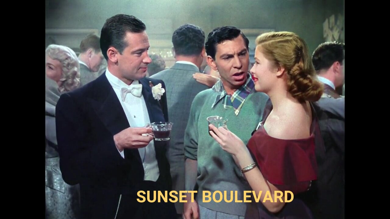 Sunset Boulevard Colorized