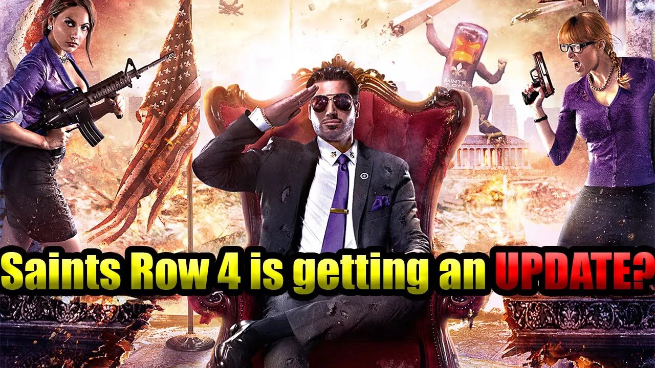 Saints Row 4 is getting an UPDATE?