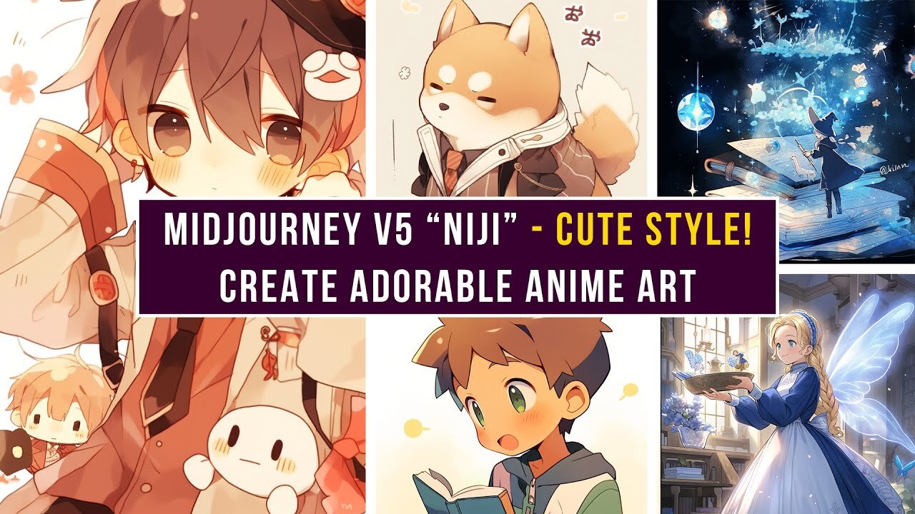 Midjourney V5 - Discover the Power of Cute Style: Create Adorable (Kawaii) Anime Art