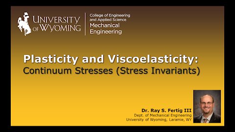 Continuum Stresses - Stress Invariants