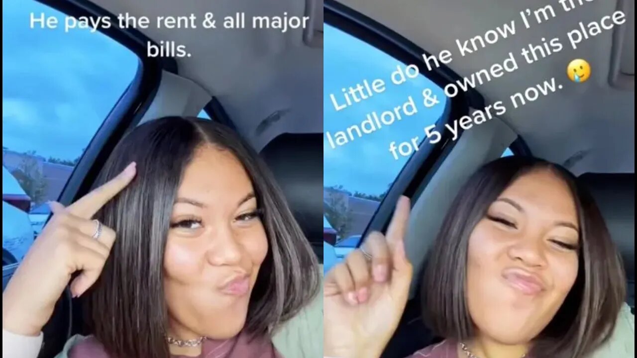 SHE CLOWNED HER BOYFRIEND? Tik Tik Girl ADMITS Boyfriend DOESNT KNOW She's The Landlord