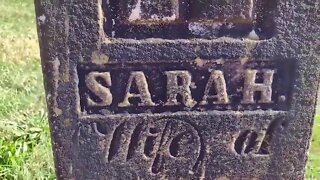 Cleaning a Gravestone with D2 Biological Solution