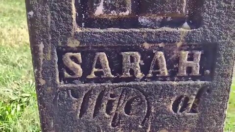 Cleaning a Gravestone with D2 Biological Solution