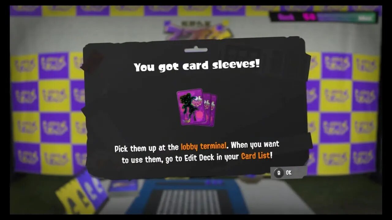 Splatoon 3 - Tableturf Battle - Callie's Card Sleeve (All Card Sleeves Unlocked!)