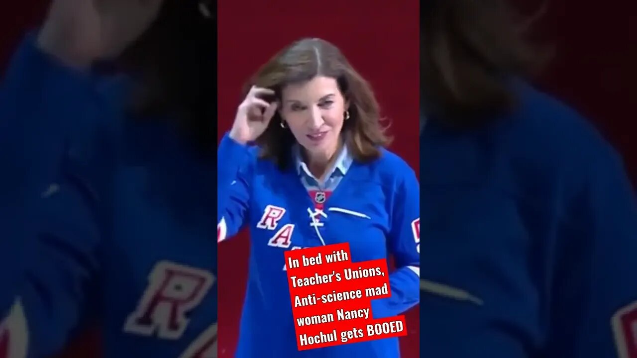 Nancy Hochul gets booed at Madison Square Garden. Deservedly so...