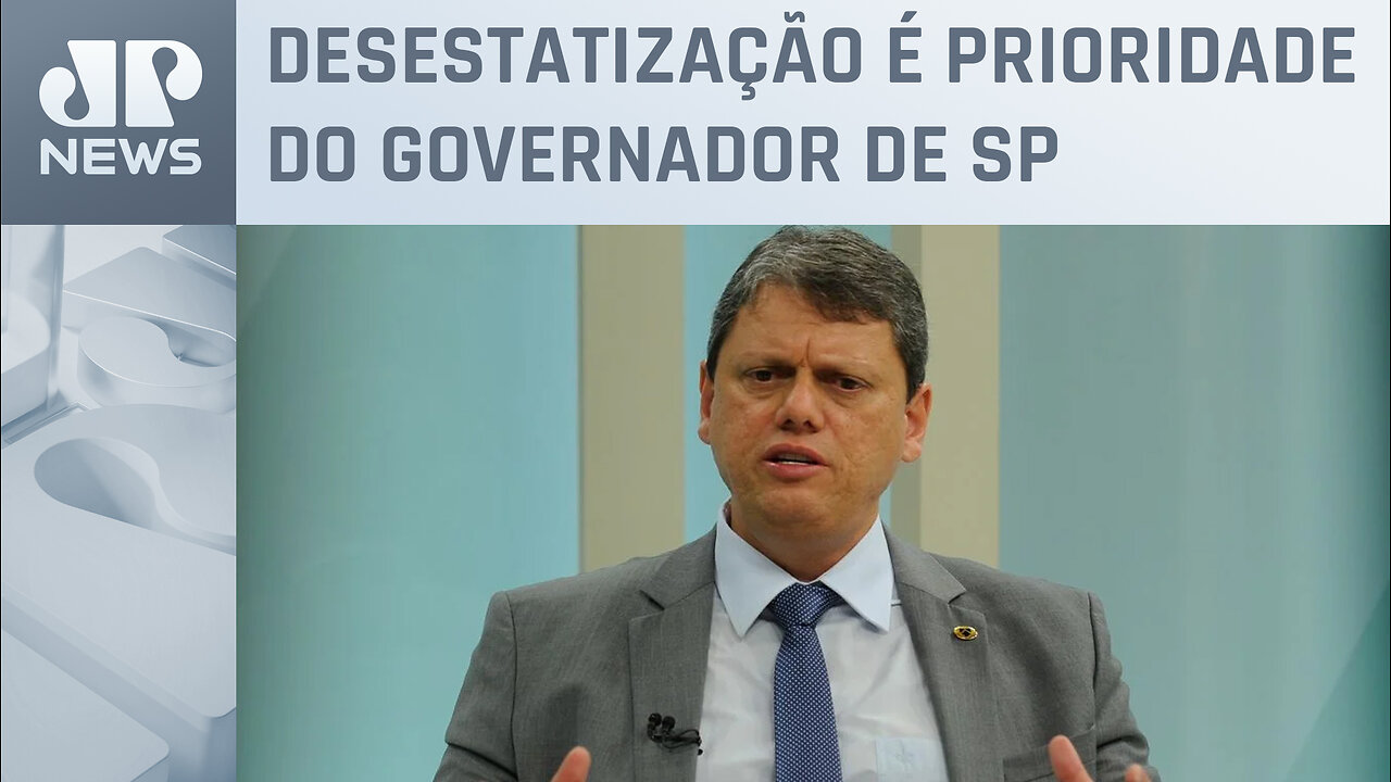 Tarcísio discute privatização da Sabesp com prefeitos