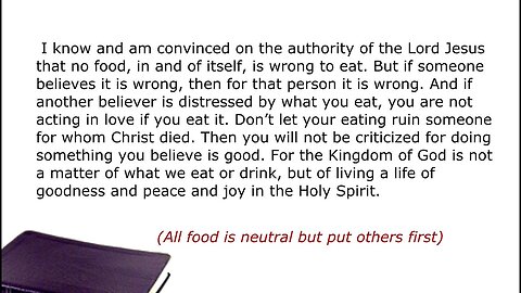 Stay Free (Part 34 - Romans 14)