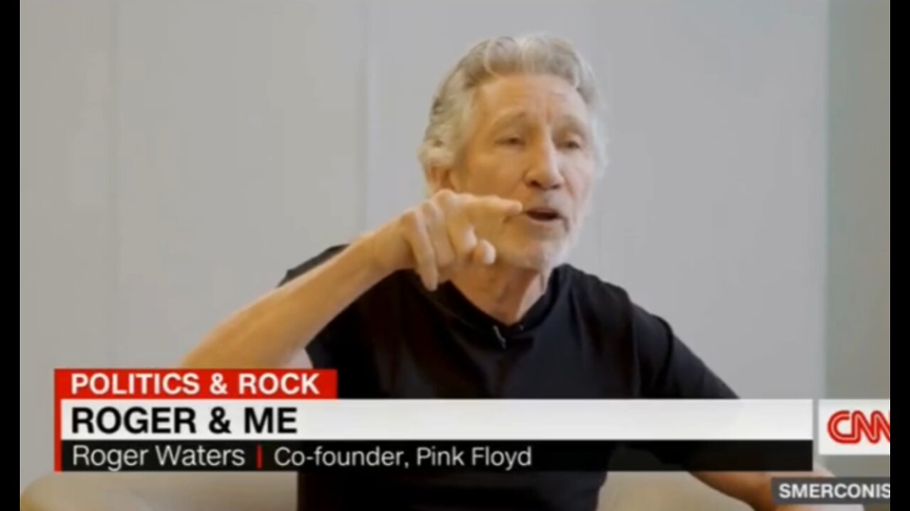 Based Roger Waters (Pink Floyd) talks to CNN (Communist News Network)