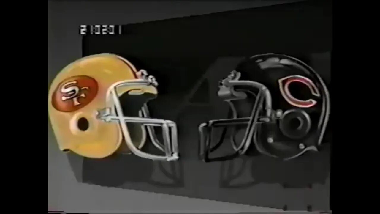 1988-10-24 San Francisco 49ers vs Chicago Bears